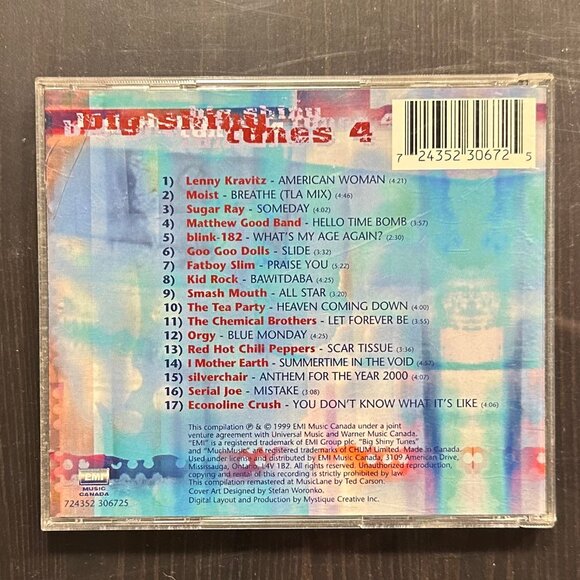 Big Shiny Tunes 4 (1999 โ MuchMusic/EMI) - Picture 3 of 3